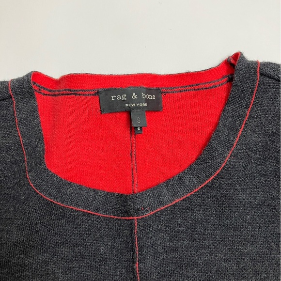 RAG & BONE inside out stitch long sleeve mini dress - Picture 3 of 5